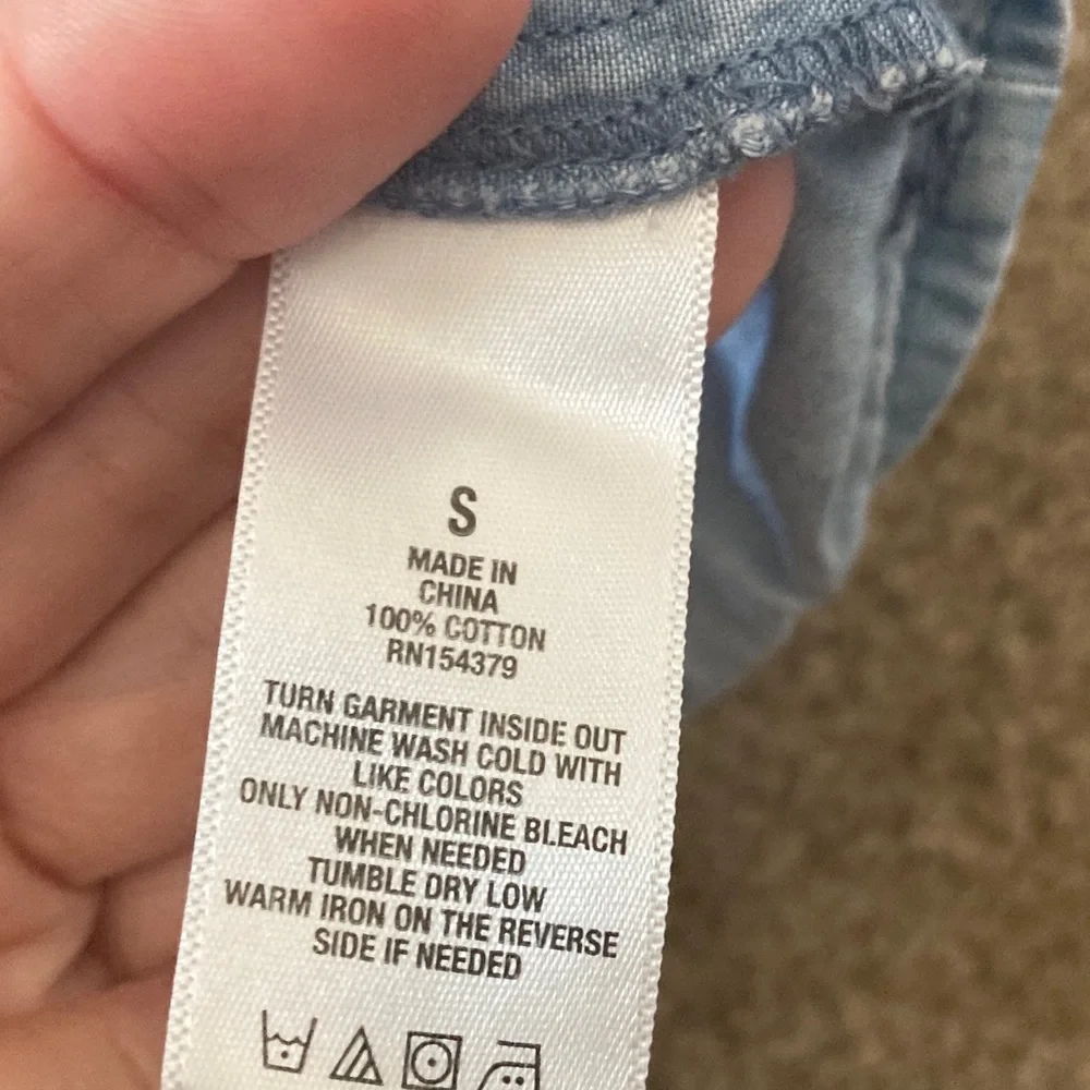 Aeropostale Sky Blue Shirt - Picture 3 of 4